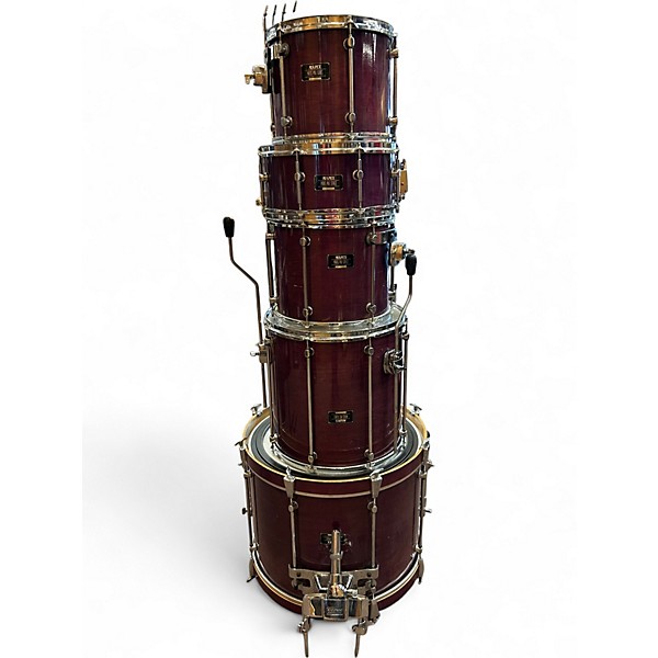 Used Mapex 5 Piece Mars Pro Series Trans Purple Drum Kit