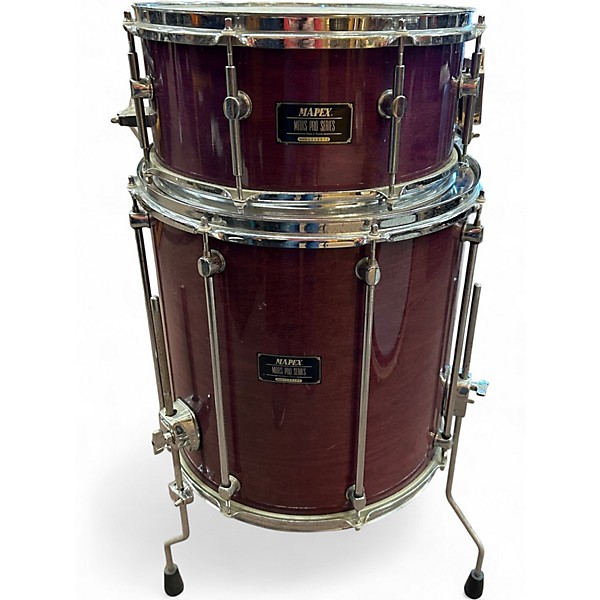 Used Mapex 5 Piece Mars Pro Series Trans Purple Drum Kit