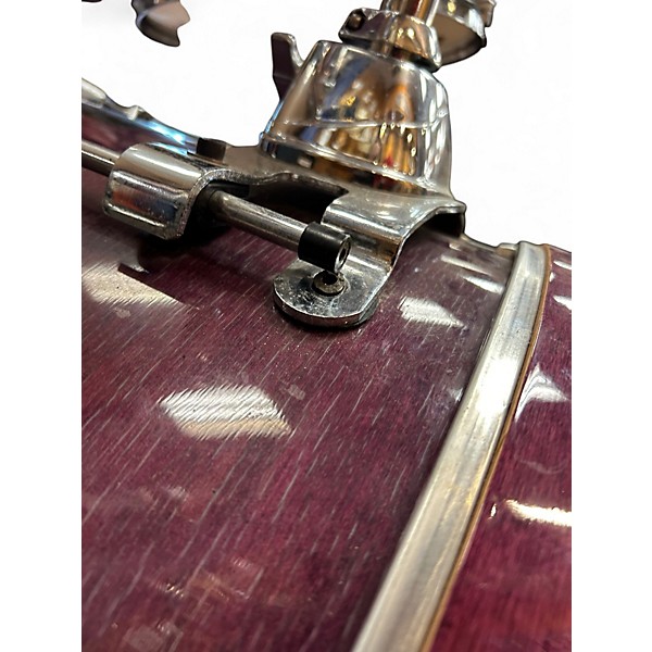 Used Mapex 5 Piece Mars Pro Series Trans Purple Drum Kit