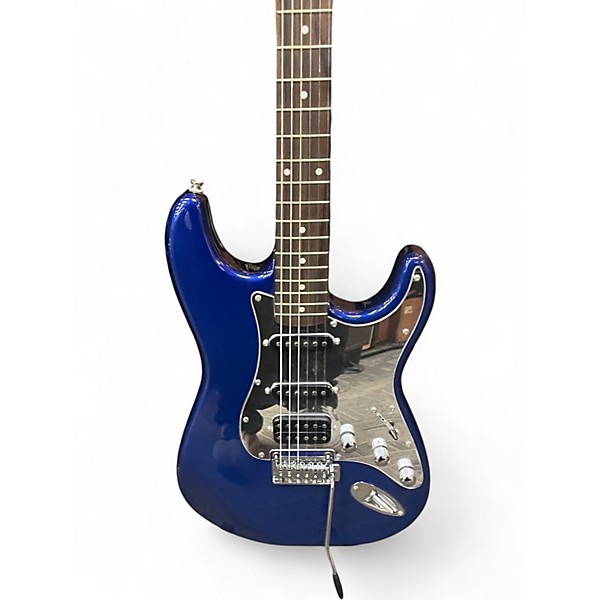 Used Starcaster by Fender Stratocaster Blue Solid Body Electric Guitar