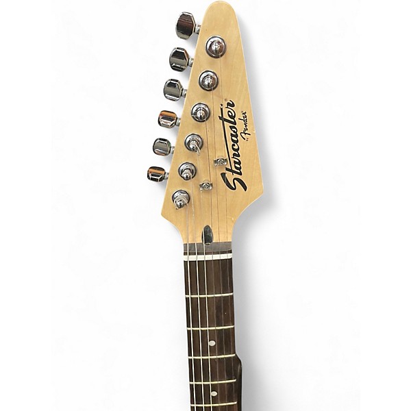 Used Starcaster by Fender Stratocaster Blue Solid Body Electric Guitar