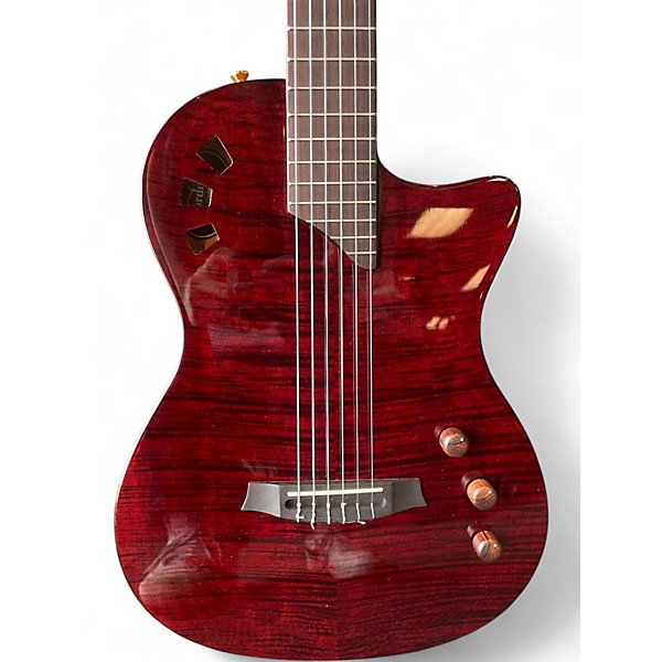 Used Cordoba STAGE LIMITED Garnet Classical Acoustic Electric Guitar