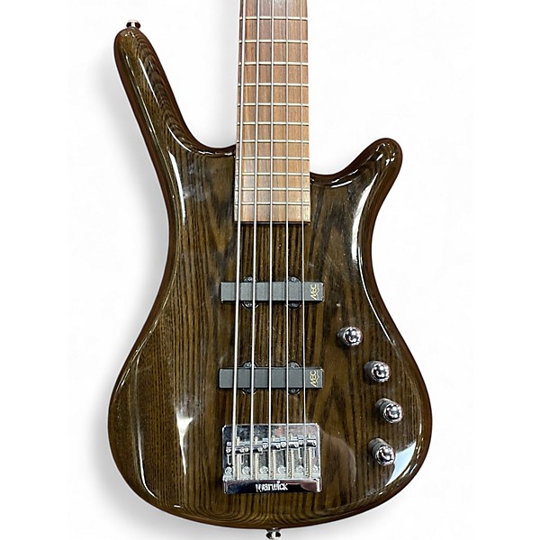 Used RockBass by Warwick corvette 5 classic Natural Electric Bass Guitar