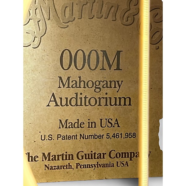 Used Martin 000M Natural Acoustic Guitar