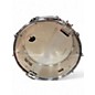 Used Jeff Ocheltree 6.5X14 CARBON STEEL SNARE SILVER Drum