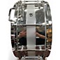 Used Jeff Ocheltree 6.5X14 CARBON STEEL SNARE SILVER Drum