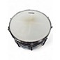 Used Jeff Ocheltree 6.5X14 CARBON STEEL SNARE SILVER Drum
