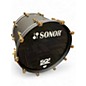 Used SONOR 6 Piece SQ2 MEDIUM MAPLE BLACK AND GOLD Drum Kit