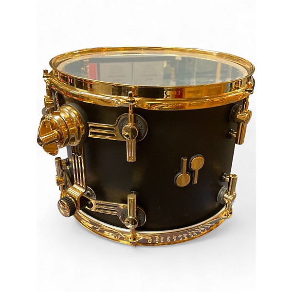 Used SONOR 6 Piece SQ2 MEDIUM MAPLE BLACK AND GOLD Drum Kit