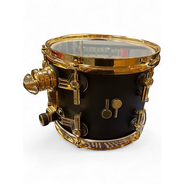 Used SONOR 6 Piece SQ2 MEDIUM MAPLE BLACK AND GOLD Drum Kit