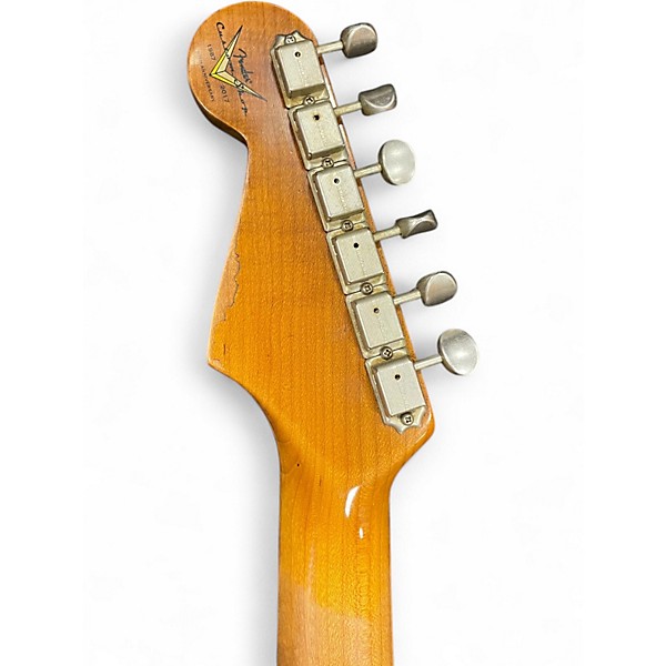 Used 2019 Fender Custom Shop Limited Edition Heavy Relic 1959 Stratocaster 3 Tone Sunburst Solid Body Electric Guitar