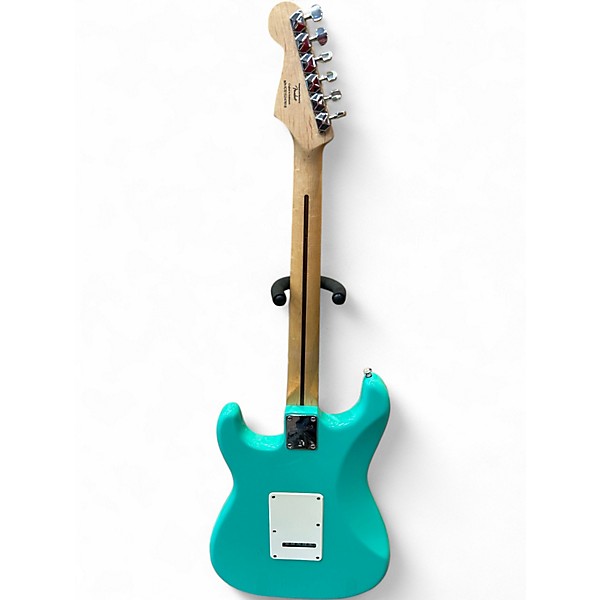 Used Squier Bullet Stratocaster SEA FORM GREEN Solid Body Electric Guitar
