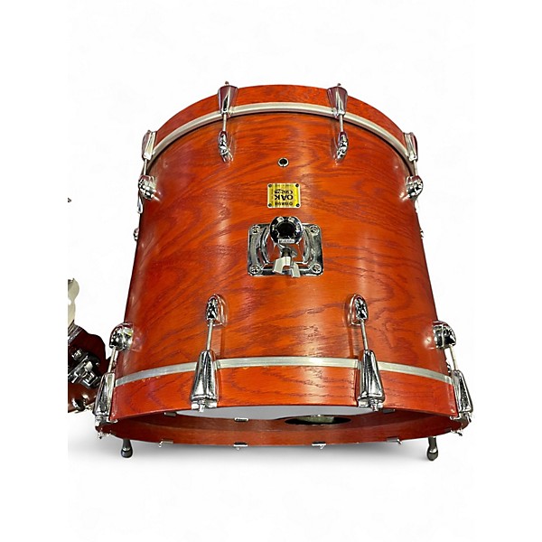 Used 2008 Yamaha 5 Piece Oak Custom Sedona Matte Drum Kit