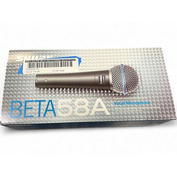 Used Shure Beta 58A Dynamic Microphone