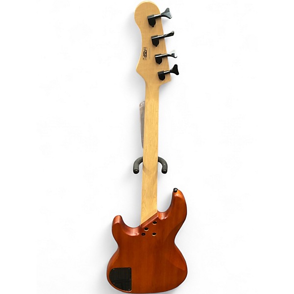 Used Luna tattoo  Natural Electric Bass Guitar