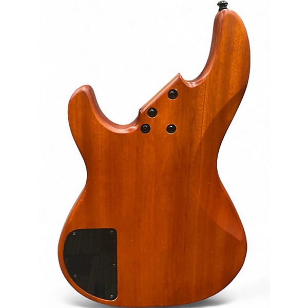 Used Luna tattoo  Natural Electric Bass Guitar