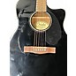Used Fender CC60SCE Black Acoustic Electric Guitar