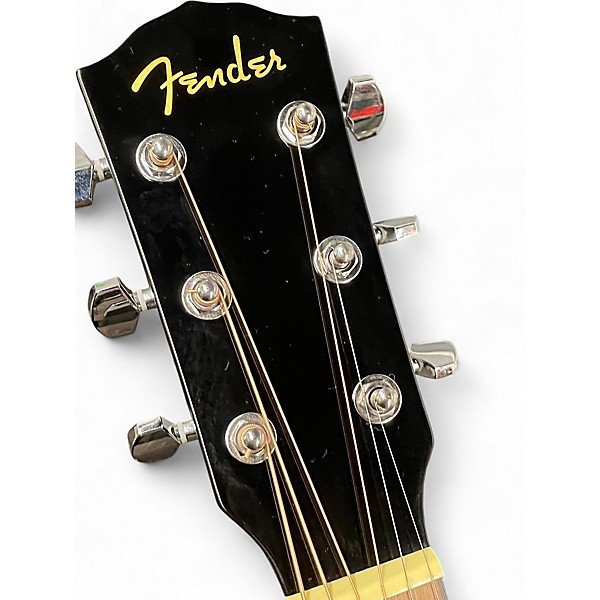 Used Fender CC60SCE Black Acoustic Electric Guitar