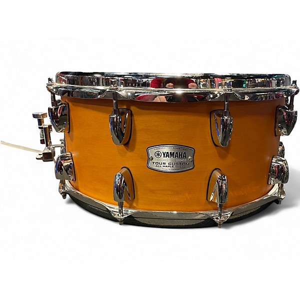 Used Yamaha 14in Tour Custom Snare Maple Drum