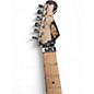 Used EVH Striped Series Frankie Red with Black and White Stripes Solid Body Electric Guitar