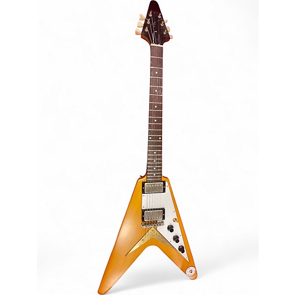 Used Epiphone 1958 Korina Flying V Korina Solid Body Electric Guitar