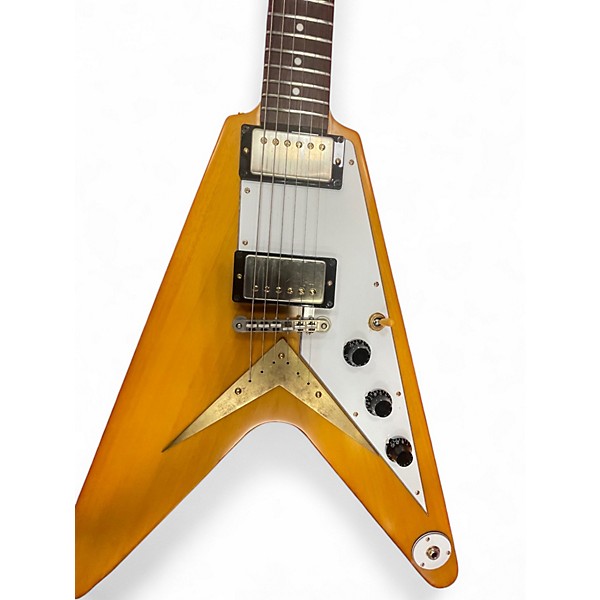 Used Epiphone 1958 Korina Flying V Korina Solid Body Electric Guitar