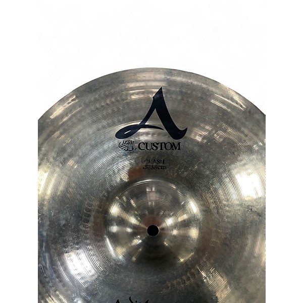 Used Zildjian 15in A Custom Crash Cymbal
