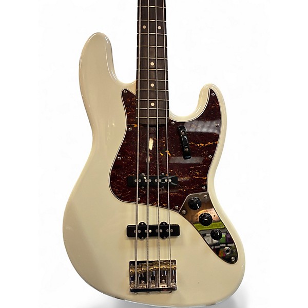 Used Squier Classic Vibe 1960S Jazz Bass Olympic White Electric Bass Guitar
