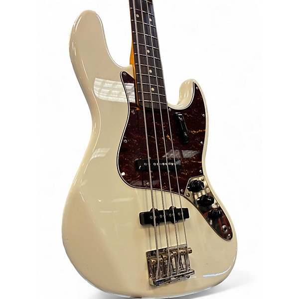 Used Squier Classic Vibe 1960S Jazz Bass Olympic White Electric Bass Guitar