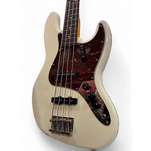Used Squier Classic Vibe 1960S Jazz Bass Olympic White Electric Bass Guitar