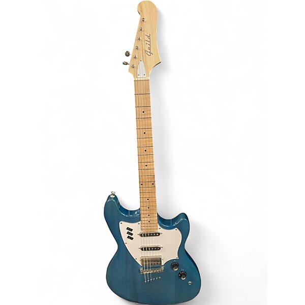 Used Guild surfliner Blue Solid Body Electric Guitar