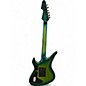 Used Schecter Guitar Research Blackjack Avenger Floyd Rose Lizard Burst Solid Body Electric Guitar