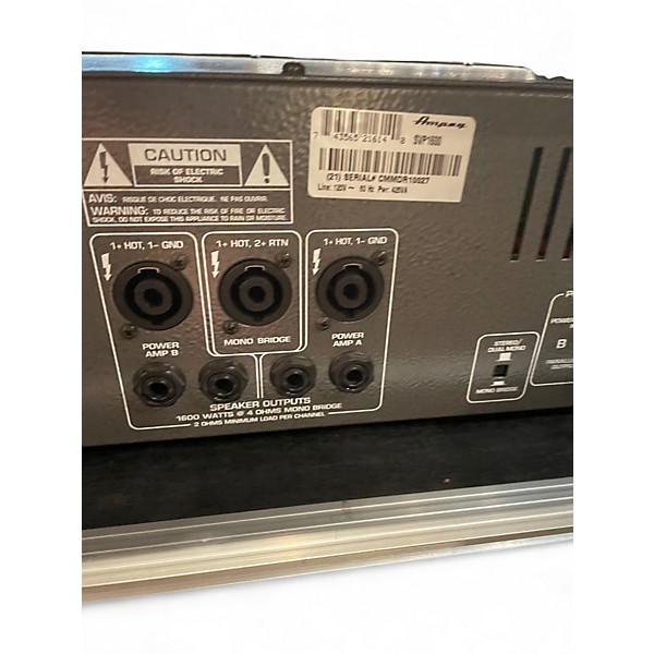 Used Ampeg SVP 1600 Bass Power Amp