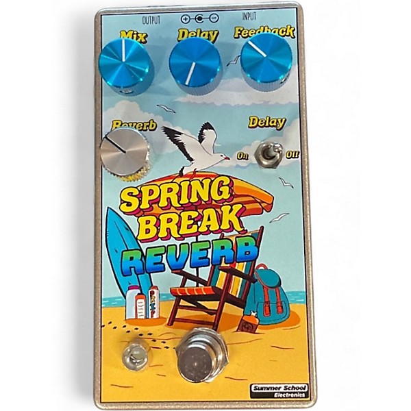 Used Summer School Electronics Spring Break Reverb Effect Pedal