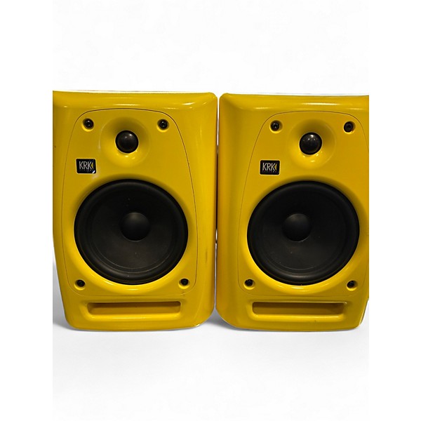 Used KRK YELLOW ROKIT RPG2 POWERED 6 PAIR Powered Monitor