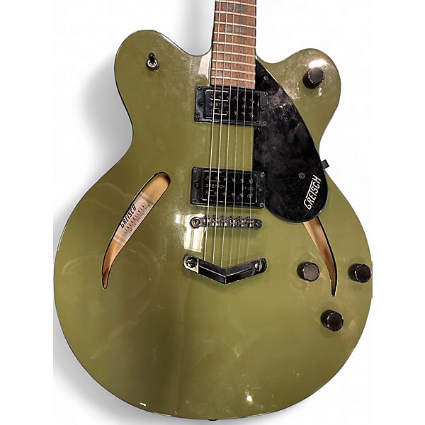 Used Gretsch Guitars Streamliner Cateye Royal Olive Hollow Body Electric Guitar