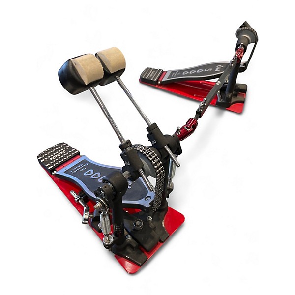 Used DW 5000 Series Double Double Bass Drum Pedal