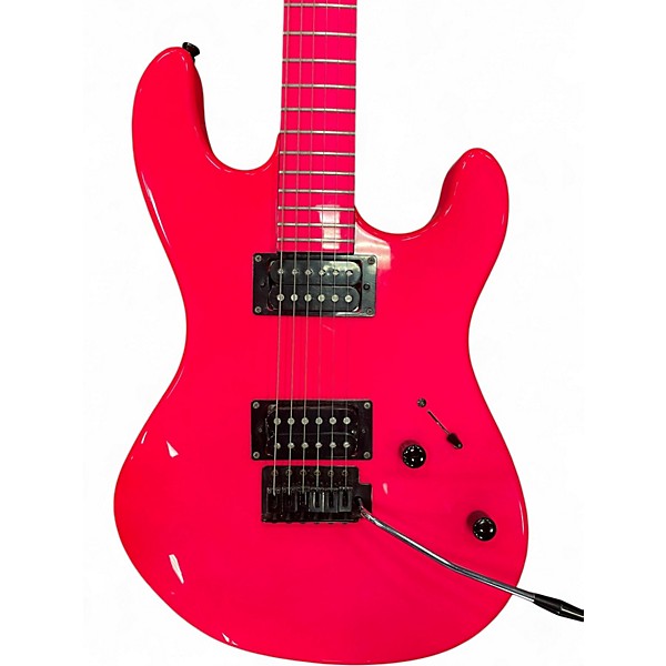 Used Dean ZONE Shocking Pink Solid Body Electric Guitar