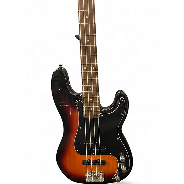 Used Squier Affinity Series Limited-Edition PJ  3 Color Sunburst Electric Bass Guitar