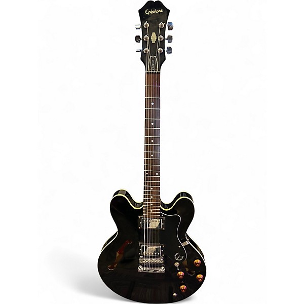 Used Epiphone Dot BLACK Hollow Body Electric Guitar