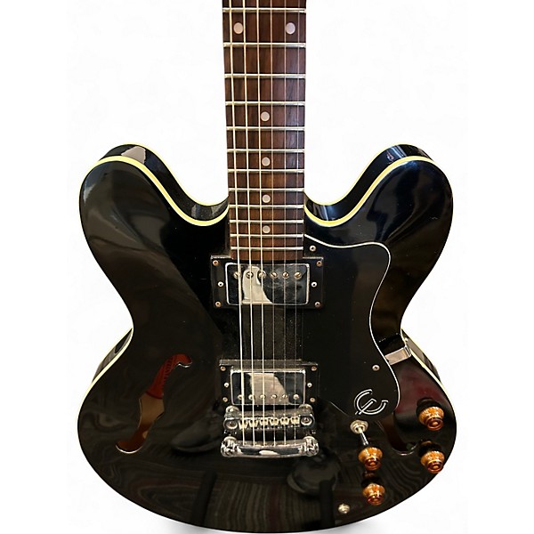 Used Epiphone Dot BLACK Hollow Body Electric Guitar