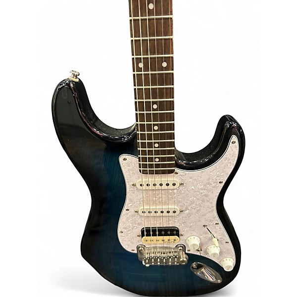 Used G&L Tribute Legacy DARK BLUE Solid Body Electric Guitar