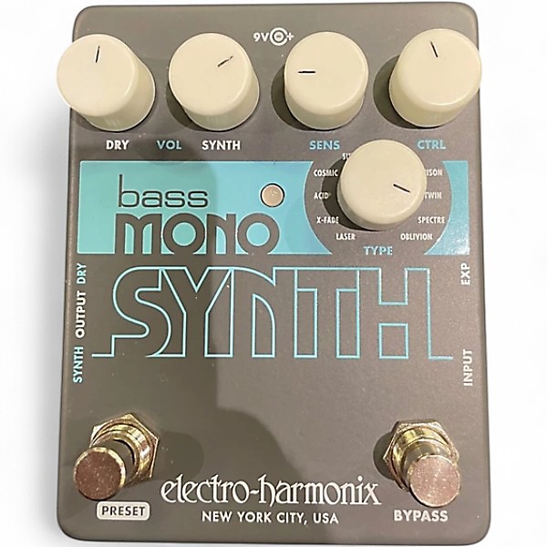 Used Electro-Harmonix Bass Mono Synth Bass Bass Effect Pedal