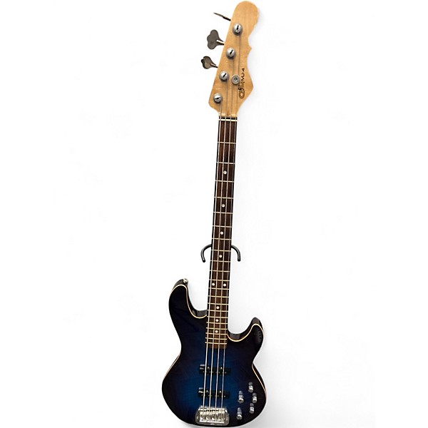 Used G&L BTO MJ.4 Blue Electric Bass Guitar