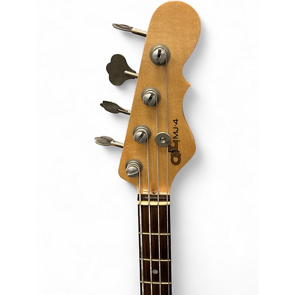 Used G&L BTO MJ.4 Blue Electric Bass Guitar