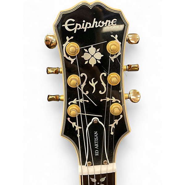 Used Epiphone Lee Malia Signature Les Paul Custom Artisan Natural Solid Body Electric Guitar
