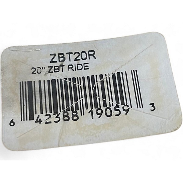 Used Zildjian 20in ZBT Ride Cymbal