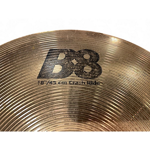 Used SABIAN 14in B8 Crash Ride Cymbal