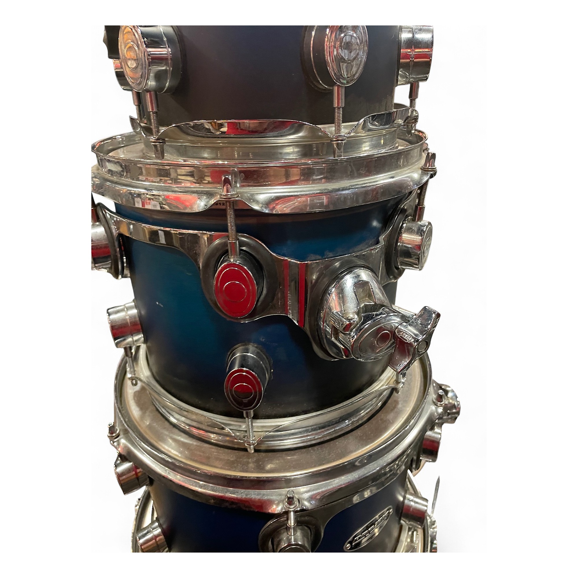 Used PDP by DW 5 Piece Pacific FS Series Blue Drum Kit Blue