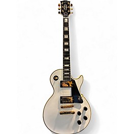 Used Epiphone Inspired by Gibson Custom Les Paul Custom Alpine White Solid Body Electric Guitar